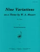 Nine Variations on a Theme by W. A. Mozart piano sheet music cover